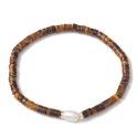 Armband aus Tigerauge mit Dominanter Perle [product.brand] 3 - Rosmarinus (koreni-krumlov.cz / platce DPH) 