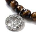 Chakra-Armband aus Tigerauge mit einem Lebensbaum-Anhänger [product.brand] 2 - Rosmarinus (koreni-krumlov.cz / platce DPH) 