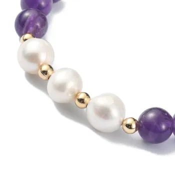 Armband aus Amethyst und echten Perlen [product.brand] 2 - Rosmarinus (koreni-krumlov.cz / platce DPH) 