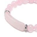 Armband aus natürlichem Rosenquarz mit rechteckigem Element [product.brand] 3 - Rosmarinus (koreni-krumlov.cz / platce DPH) 